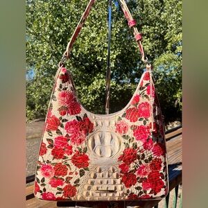 NWT Brahmin ROMANTIC ROSES Tabitha  Ombre Melbourne Shoulder Bag#1